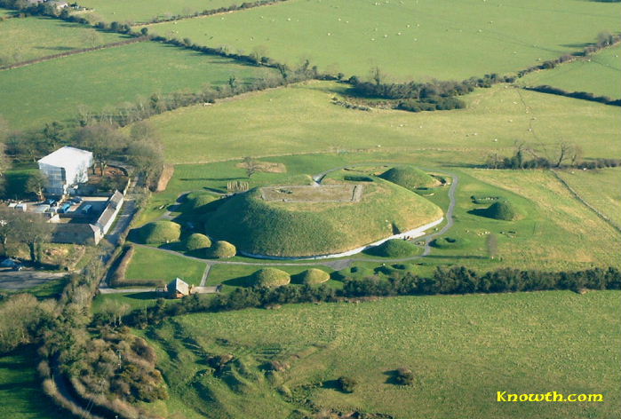 Knowth aerial view
