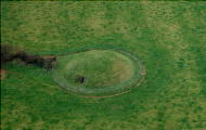 Aerial view of the Megalithic Passage Tomb at Fourknocks