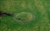 Aerial view of the Megalithic Passage Tomb at Fourknocks