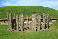 Circular wooden structure