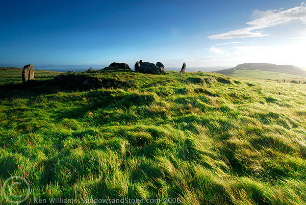 Sunrise at Loughcrew Cairn V