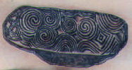 Newgrange Entrance Stone - Body Art by Pat Fish of Tattoo Santa Barbara