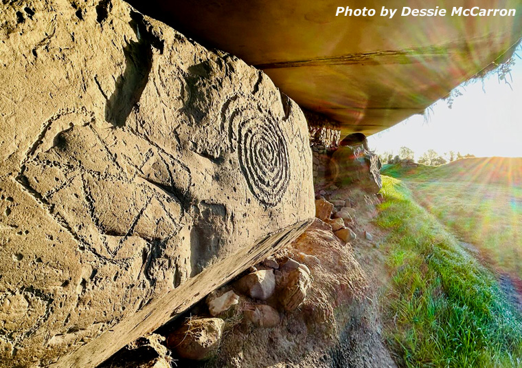 Knowth Kerbstone K38