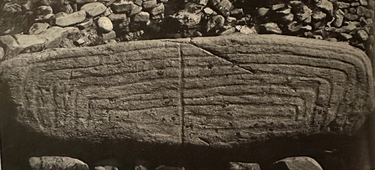 Knowth Kerbstone 74
