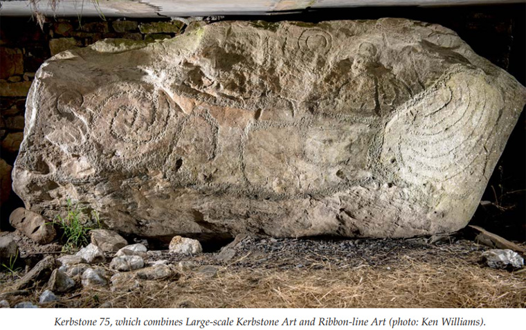 Knowth Kerbstone 75