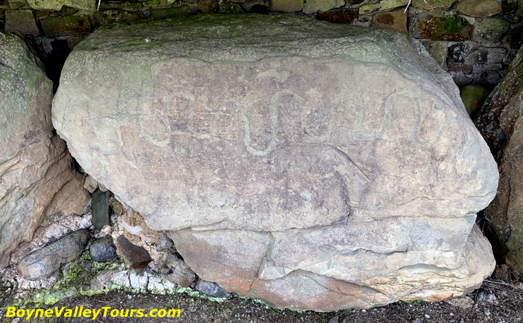 Knowth Kerbstone K91