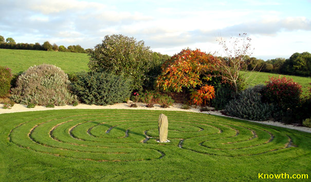 Labyrinth Autumn Sunset