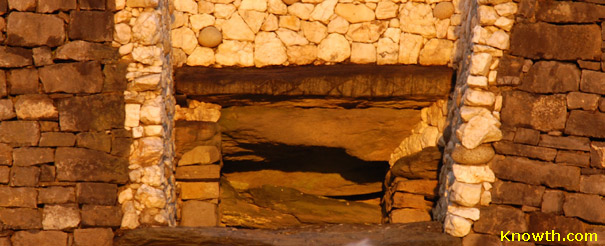 Close up of the Roof Box which channels the sun's rays to the Chamber 