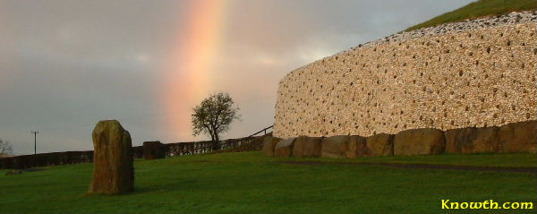 Rainbow at Newgrange